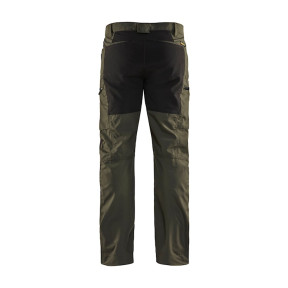 Spodnie konserwacyjne +stretch Khaki/Czarne - Blaklader