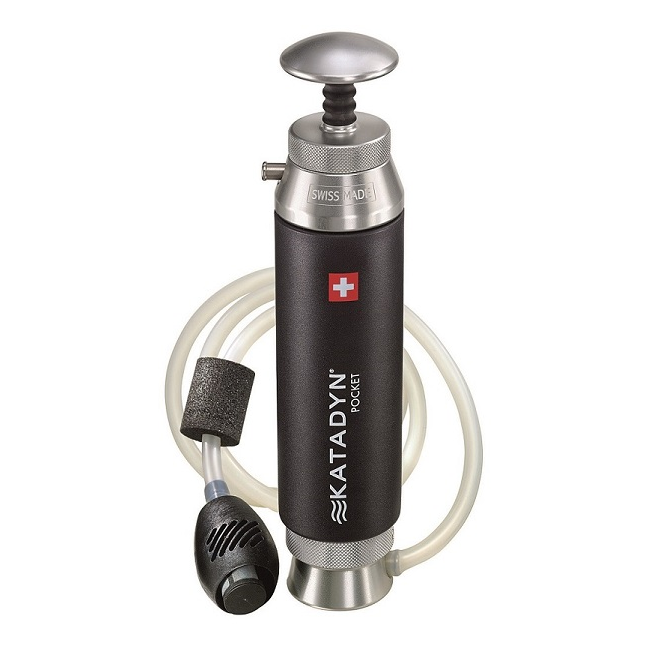 Filtr do wody Pocket z aluminium i stali nierdzewnej z filtrem ceramicznym - Katadyn