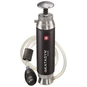Wasserfilter Pocket aus Aluminium und Edelstahl mit Keramikfilter - Katadyn