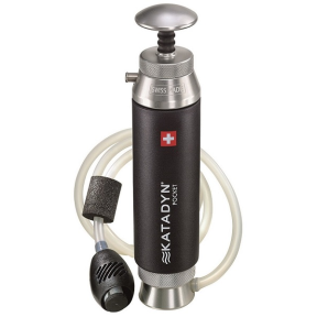 Wasserfilter Pocket aus Aluminium und Edelstahl mit Keramikfilter - Katadyn