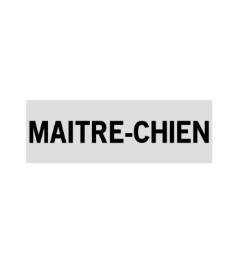 Bandeau Maître-Chien rétroréfléchissant 10 x 30 cm - Patrol Equipements