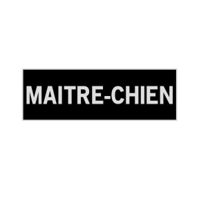 Maître-Chien band omgekeerd 10 x 30 cm - Patrol Equipements