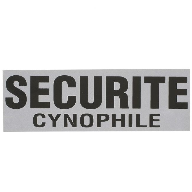 Bandeau Sécurité Cynophile rétroréfléchissant 10 x 30 cm - Patrol Equipements