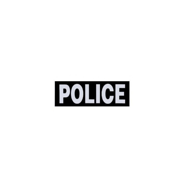 Bandeau Police inversé 3 x 10 cm - Patrol Equipements