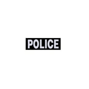 Bandeau Police inversé 10 x 30 cm - Patrol Equipements