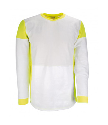 T-shirt Cut Resistant Technology Blanc et jaune - Francital