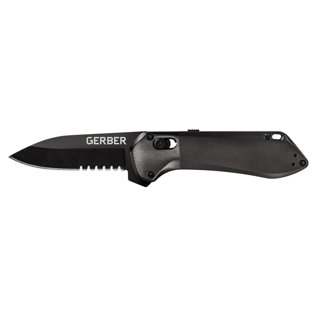 Składany nóż ząbkowany Highbrow Compact Onyx - Gerber