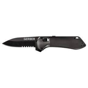 Gezahntes Klappmesser Highbrow Compact Onyx - Gerber