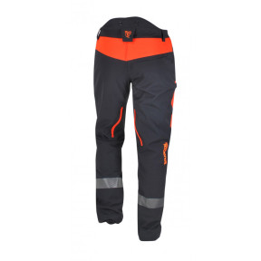 Hermes Medium Hose Schwarz und Orange - Francital