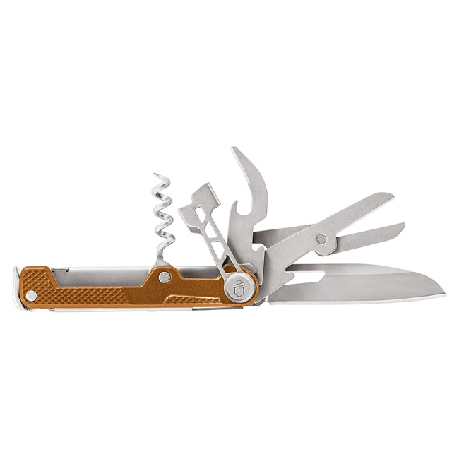 Multifunctioneel mes ArmBar Cork Oranje - Gerber