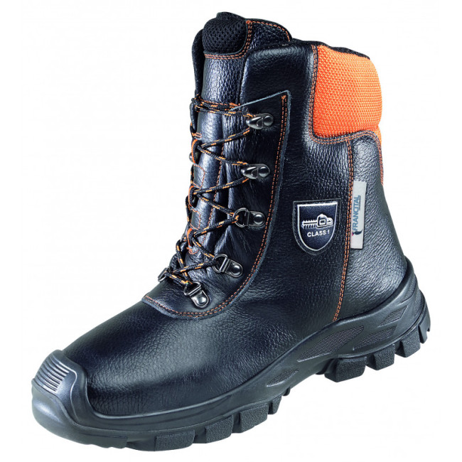 Chaussures forestières Salix classe 1 Noir/Orange - Francital