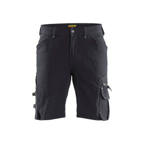 Short X1900 ambachtsman stretch 4D zonder drijvende zak Donkergrijs/Zwart - Blaklader