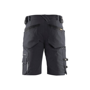 Short X1900 artisan stretch 4D sans poche flottante Gris Foncé/Noir - Blaklader