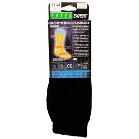 Niet-ontvlambare sokken Zwart - Estex