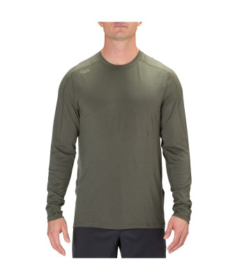 Tee-shirt manches longues Range Ready Merino Vert olive - 5.11 Tactical