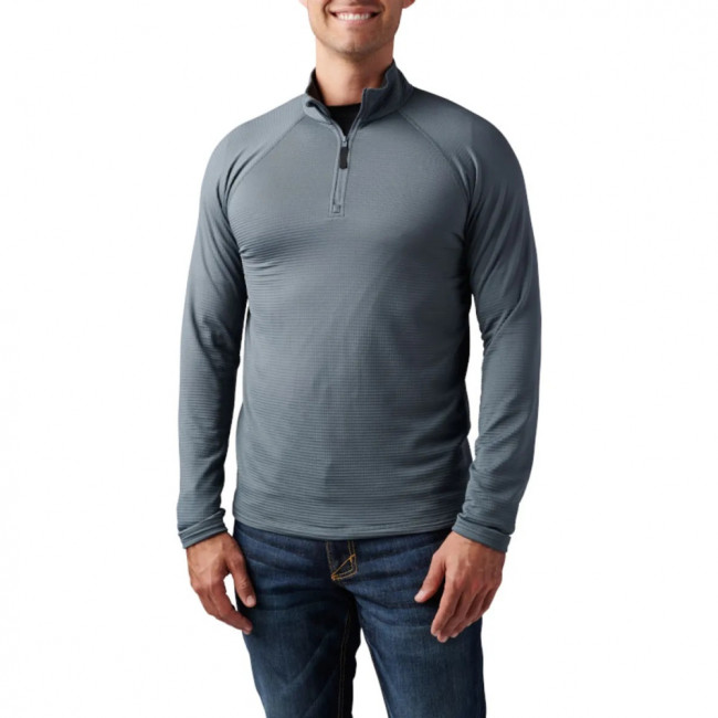 Chemise Stratos 1/4 zip Bleu turbulence - 5.11 Tactical