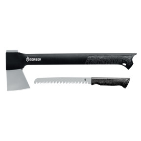 Bijl Gator Combo Axe II met handzaag Zwart - Gerber