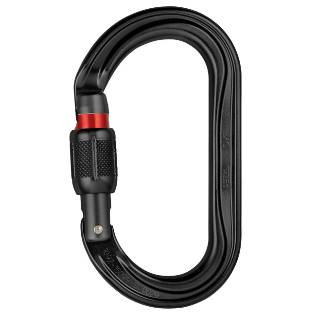 Symmetrische karabijnhaak met OK Screw-Lock vergrendeling - Petzl