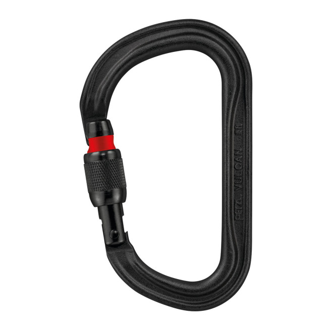 Mousqueton Vulcan Screw-Lock Noir - Petzl