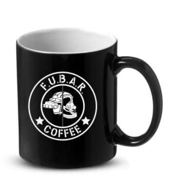 Mug en porcelaine 300ml noir - FUBAR Coffee