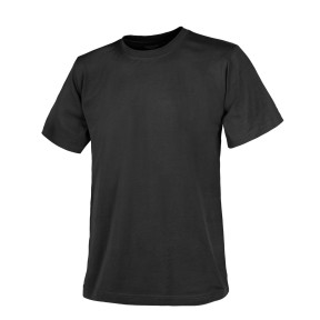 Jednolity bawełniany T-shirt Czarny - Helikon-Tex