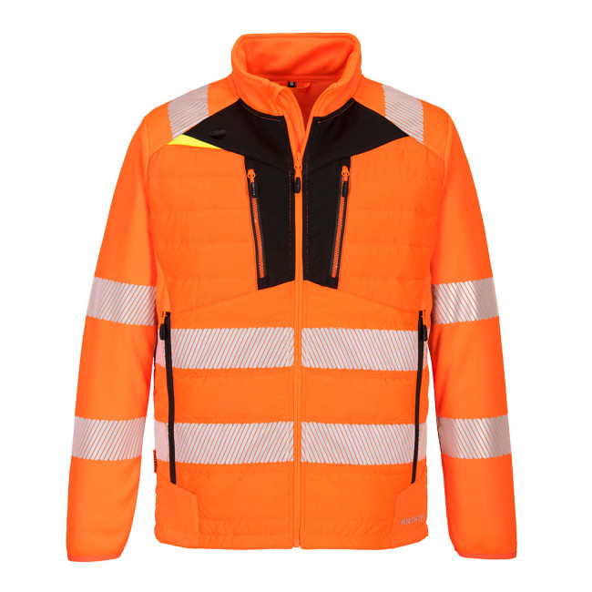 Hybrid-Warnschutzjacke DX4 Orange/Schwarz - Portwest
