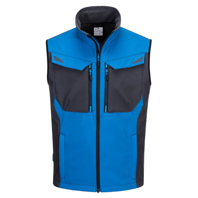 Gilet softshell sans manche WK3 Bleu persan - Portwest