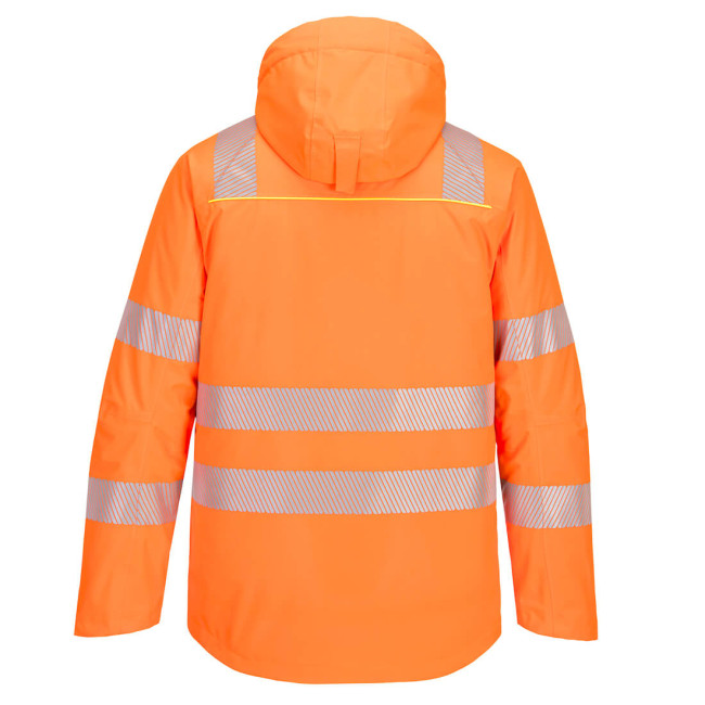 Warnschutzparka DX4 Orange/Schwarz - Portwest