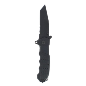 Couteau pliant Tanto Tactical Noir - Kombat Tactical