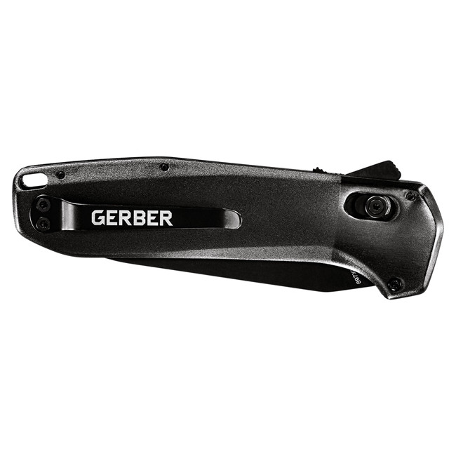 Couteau Highbrow Large lame pleine Onyx - Gerber