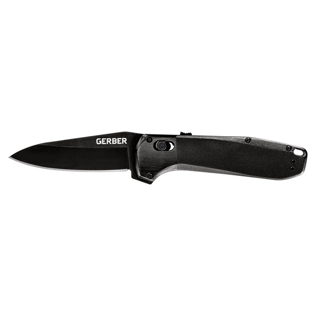 Couteau Highbrow Large lame pleine Onyx - Gerber