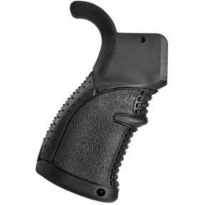CROSSE PISTOLET CAOUTCHOUC NOIRE POUR AR15/M16/M4