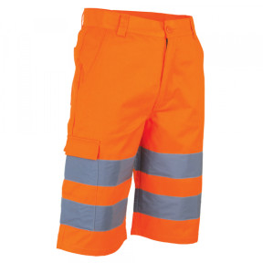 Bermuda de travail HV Phare Orange fluo - LMA