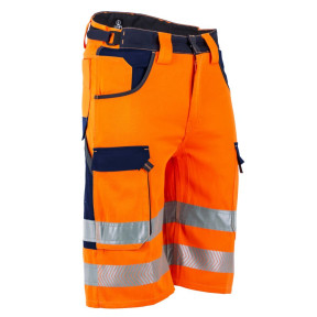 Bermuda HV Authentic Chandelle Orange fluo/Marine - LMA