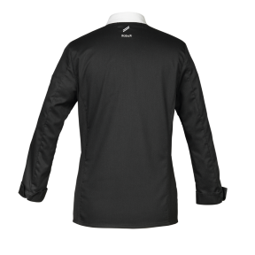 Veste de cuisine pour femme à manches longues Elize noir - Robur