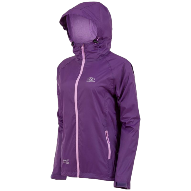 Stow & Go Waterproof Jas Dames Paars - Highlander