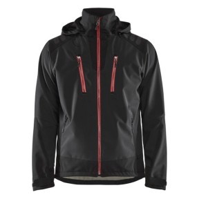 Veste softshell stretch 2D Noir/Rouge - Blaklader