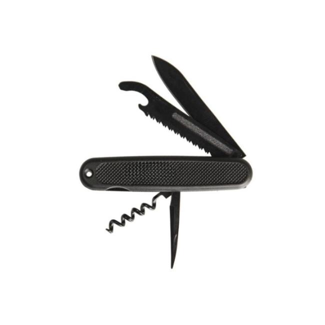 Multifunktions-Taschenmesser schwarz - Miltec