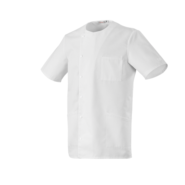 Tunique homme manches courtes Ficus Blanc - Robur