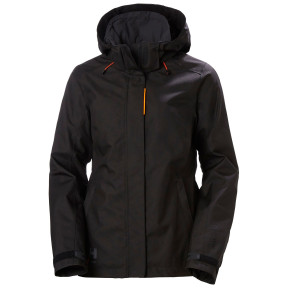 w luna shell jacket black womens - helly hansen workwear