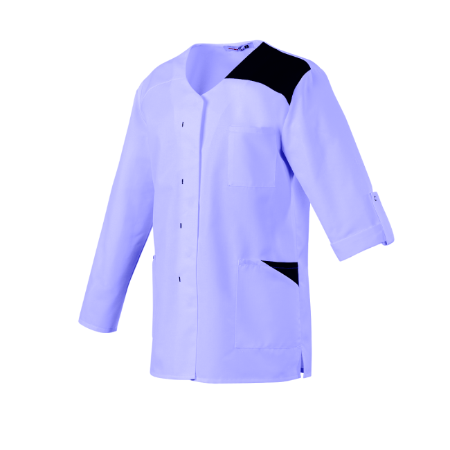 Tunique femme manches longues Flavie Bleu ciel et bleu - Robur