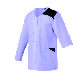 Tunique femme manches longues Flavie Bleu ciel et bleu - Robur