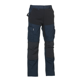 Werkbroek multizak Hector Blauw/Zwart - Herock