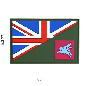 Patch 3D PVC Pegasus half flag - 101 Inc