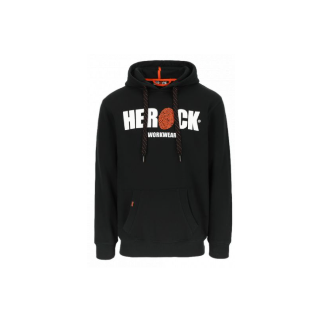 Werktrui met capuchon HERO zwart - Herock