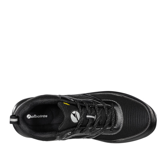 Chaussures de sécurité Rider Black Low S1P ESD Noir - Albatros