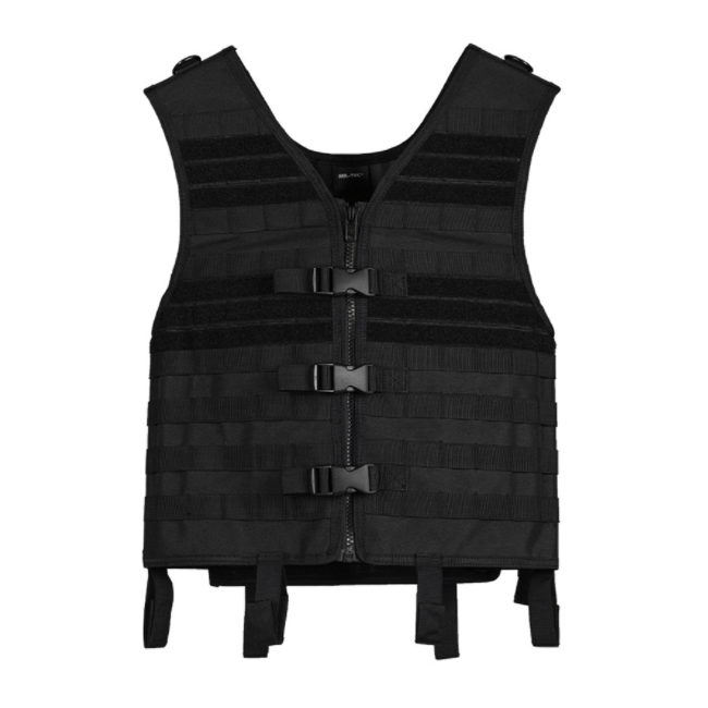 Gilet tactique Carrier Molle gen.II noir - Miltec