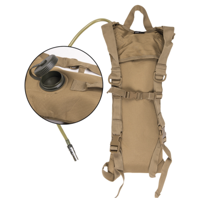 Sac d'hydratation avec sangles Coyote - Miltec