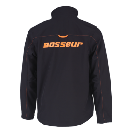 Veste Softshell Nutak Noire-Orange - Bosseur