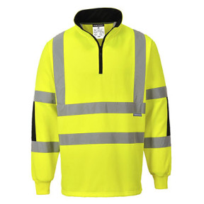 Sweatshirt Rugby Xenon Yellow - Portwest
